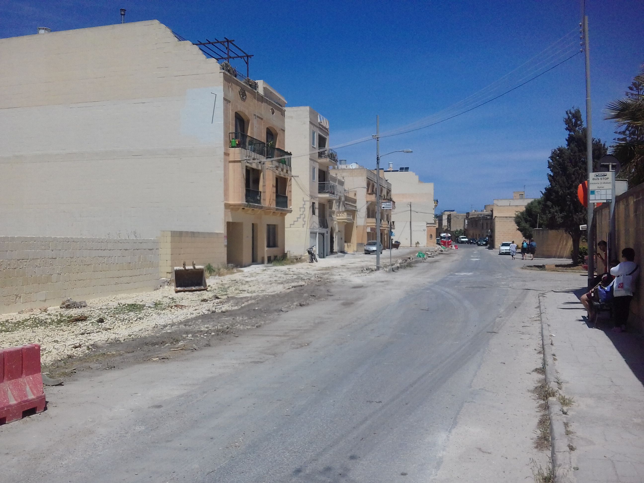 IMAGE Ghajn Qatet Street without trees in may 2018